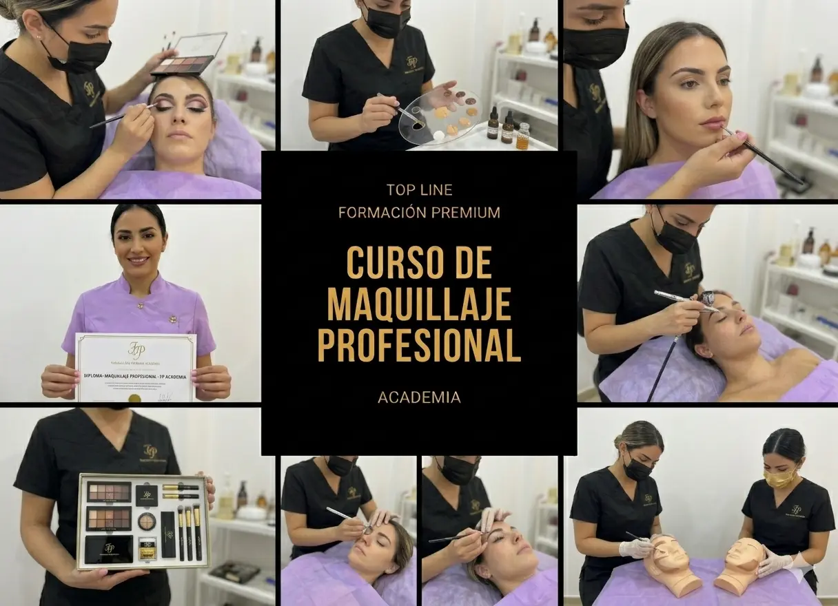 Procedimiento de Maquillaje Profesional - Academia Formación Premium